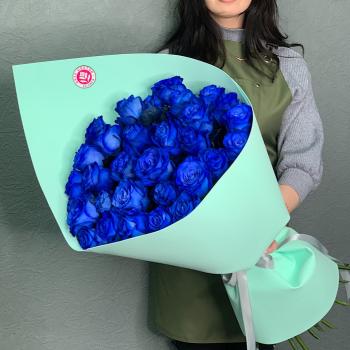 Букеты из синих роз (Эквадор) артикул  13800