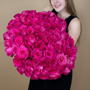 Букет из розовых роз 75 шт. (40 см) артикул букета  6468