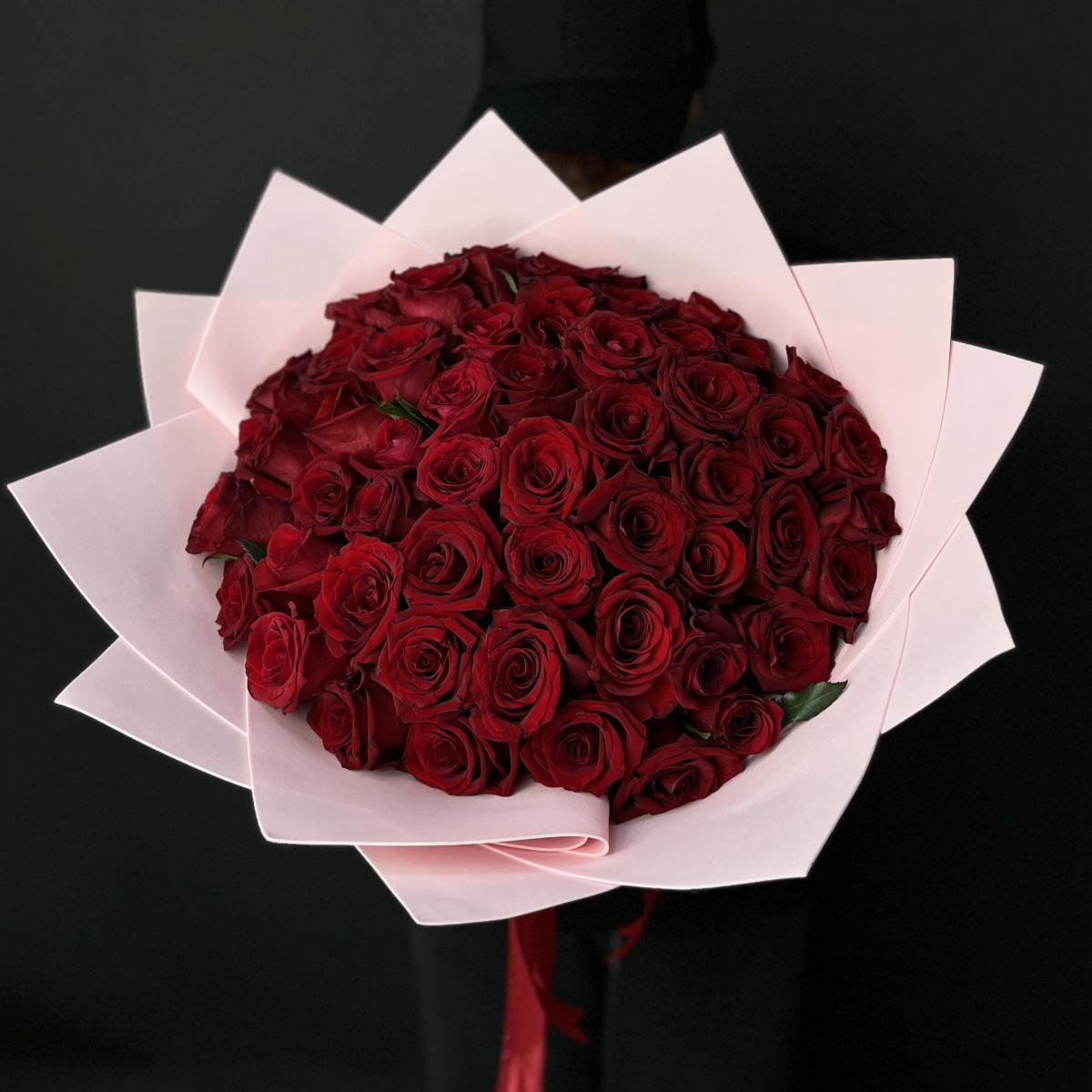 Розы Эквадор 40 см (Красный)